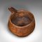 Antique Hand-Carved Pouring Dish in Hardwood, 1850 6