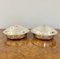 Victorian Silver Plated Entree Dishes, 1880s, Set of 2 1