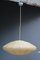 Italienische UFO Deckenlampe aus Kunststoff, 1950er 1