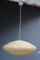 Lámpara de techo UFO italiana de plástico, años 50, Imagen 1
