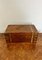 Victorian Burr Walnut and Brass Bound Writing Box, 1860s, Image 4