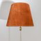 Murano Glass Floor Lamp with Suede Shade by Carlo Scarpa for Venini, Italy, 1940s, Image 4
