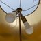 Lampada da terra in vetro di Murano con paralume in pelle scamosciata di Carlo Scarpa per Venini, Italia, anni '40, Immagine 6
