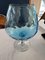 Glass or Bowl in Blue & Clear Glass from Empoli, 1970s 3