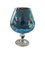 Glass or Bowl in Blue & Clear Glass from Empoli, 1970s 1