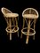 Rattan Bar Stools, 1960s, Set of 4 3