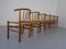 Danish J-151 Chairs in Oak by Erik Ole Jørgensen for Kvist Furniture, 1960s, Set of 6, Image 7