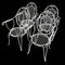 Provencal Wrought Iron Armchairs, 1960s, Set of 4, Image 3