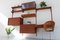 Modulares dänisches Vintage Teak Wandregal von HG Furniture, 1960er 19