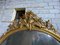 Specchio grande Luigi XV ovale in legno dorato, Immagine 6
