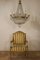Lampadario grande in cristallo in stile impero, anni '40, Immagine 10