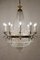 Large Empire Style Crystal Chandelier, 1940s 4