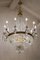 Large Empire Style Crystal Chandelier, 1940s 8