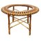 Rattan and Marble Sun Table, 1950s, Image 7