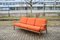 Divan Mid-Century en Noyer, 1960s 2