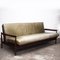 Manhattan Sofabed in Afromosia and Green Leather by Guy Rogers, 1960s 2