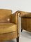 Sheep Leather Club Chairs, Set of 2 9