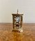Grande Horloge de Carrosse Victorienne en Laiton, 1880s 4