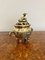 Chinese Brass Lidded Incense Burner, 1880s 2