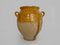 19th Century Pot with Vernisse Yellow Confit, South West of France, 1890s 1