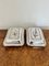 Edwardian Silver Plated Rectangular Entree Dishes, 1900s, Set of 2 1