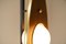 Lámpara de pie italiana de teca y latón de Goffredo Reggiani, años 70, Imagen 8