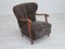 Fauteuil en Peau de Mouton et Chêne, Danemark, 1960s 1