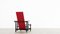 Chaise Rouge Bleue par Gerrit Rietveld pour Cassina No. 213, 1970 13