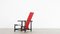 Red Blue Chair by Gerrit Rietveld for Cassina No. 213, 1970 17