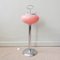 Portuguese Pink Opaline Glass Ashtray Floor Lamp, 1960s 1