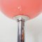 Lámpara de pie portuguesa de cenicero de vidrio opalino rosa, años 60, Imagen 8