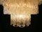 Lámpara de araña Venini grande de cristal de Murano de tres niveles de Mazzega, años 90, Imagen 11