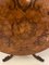 Antique Victorian Burr Walnut Marquetry Inlaid Dining Table for 6 People, 1850 10