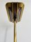 Dimmbare italienische Art Deco Relco Stehlampe aus Messing von Gianfranco Frattini 8