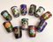 Chinese Handmade & Drawn Cloisonne Enamel Brush or Pencil Pots, 1970, Set of 11 2