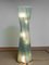 Large Belgium Brutalist Floor Lamp in Hand-Tied Glass in the style of Pia Manu, 1970s 4
