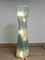 Large Belgium Brutalist Floor Lamp in Hand-Tied Glass in the style of Pia Manu, 1970s, Image 4