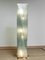 Large Belgium Brutalist Floor Lamp in Hand-Tied Glass in the style of Pia Manu, 1970s 7