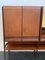 3-Türiges Highboard aus Teak und Pergament, 1960er 5