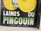 Enamel Laines Du Pingouin Sign by Ed Jean for Will Lacroix, 1930s, Image 5