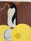 Cartel Laines Du Pingouin esmaltado de Ed Jean para Will Lacroix, años 30, Imagen 11