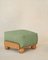 Cove Footstool in Sage Velvet by Fred Rigby Studio 1
