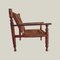 Wooden Armchair by Adrien Audoux & Frida Minet, 1950s, Image 7