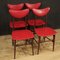 Italian Dining Chairs in Faux Leather, 1970s, Set of 4 7