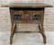 Antique Spanish Baroque Walnut Side Table with Carved Frame, 1890s, Image 7