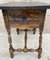 Antique Spanish Baroque Walnut Side Table with Carved Frame, 1890s 12