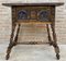 Antique Spanish Baroque Walnut Side Table with Carved Frame, 1890s 16