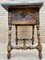 Antique Spanish Baroque Walnut Side Table with Carved Frame, 1890s 13