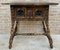 Antique Spanish Baroque Walnut Side Table with Carved Frame, 1890s 2