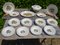 Service Dishes in Earthenware from Lunéville, 1890s, Set of 43 1